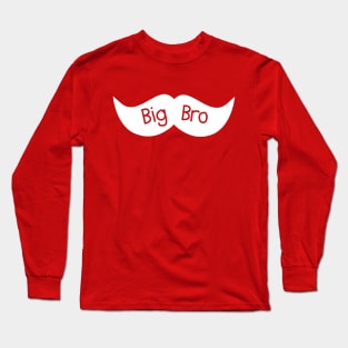 Big Bro Mustache Long Sleeve T-Shirt